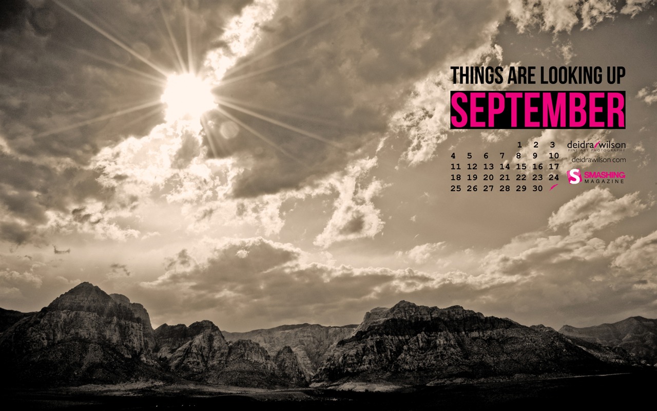 September 2011 Kalender Wallpaper (2) #14 - 1280x800