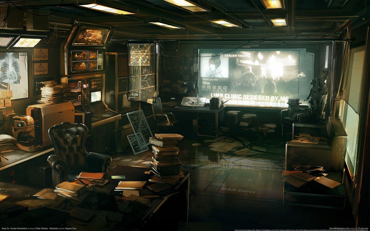 Deus Ex: Human Revolution 殺出重圍3：人類革命 高清壁紙 #6 - 1280x800