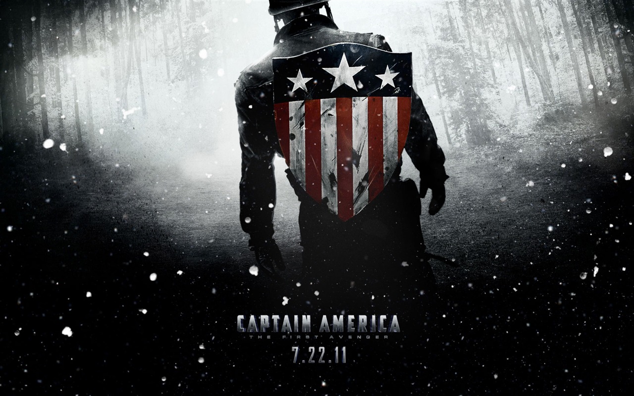 캡틴 아메리카 : 첫번째 아벤저의 HD 배경 화면 #3 - 1280x800
