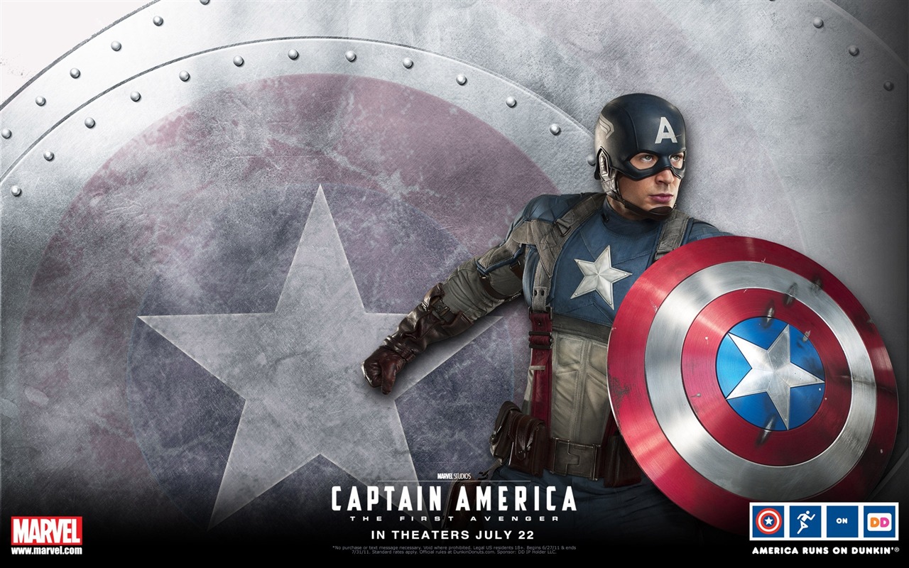 캡틴 아메리카 : 첫번째 아벤저의 HD 배경 화면 #6 - 1280x800