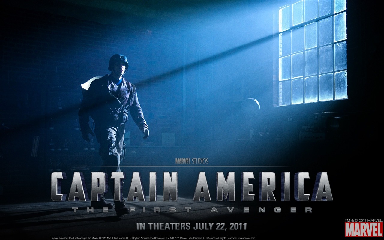 캡틴 아메리카 : 첫번째 아벤저의 HD 배경 화면 #17 - 1280x800
