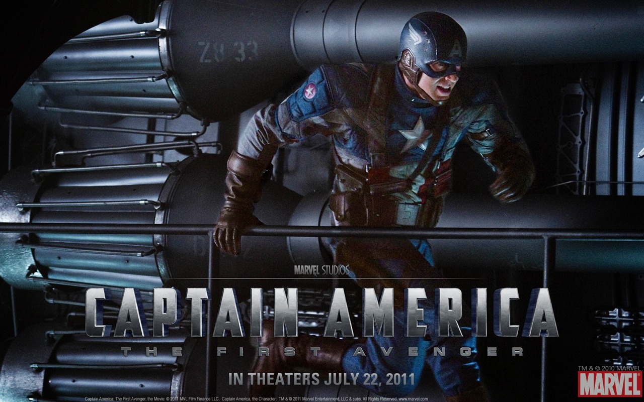 캡틴 아메리카 : 첫번째 아벤저의 HD 배경 화면 #20 - 1280x800
