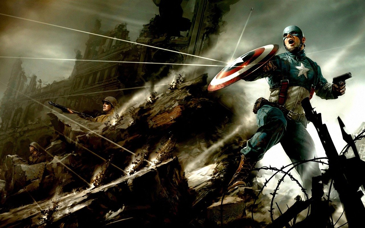 캡틴 아메리카 : 첫번째 아벤저의 HD 배경 화면 #22 - 1280x800