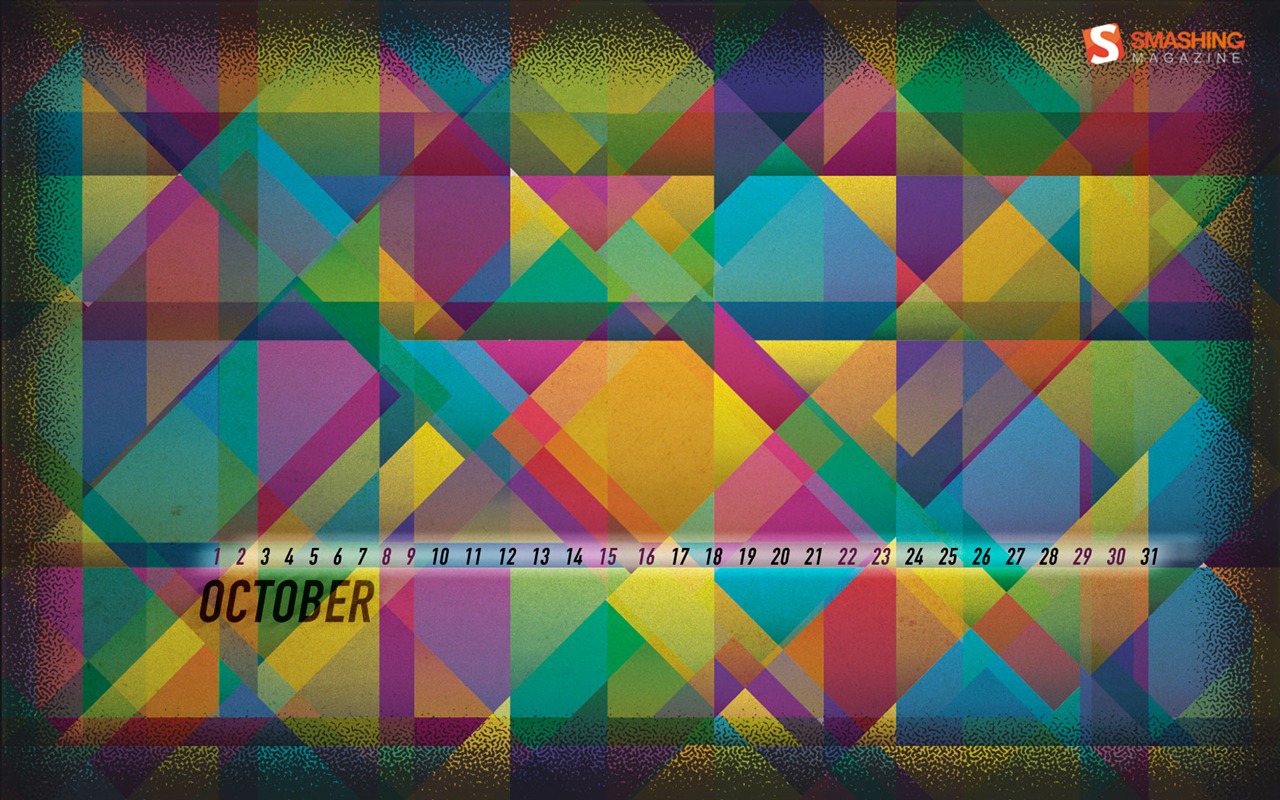 2011년 10월 달력 월페이퍼 (1) #7 - 1280x800