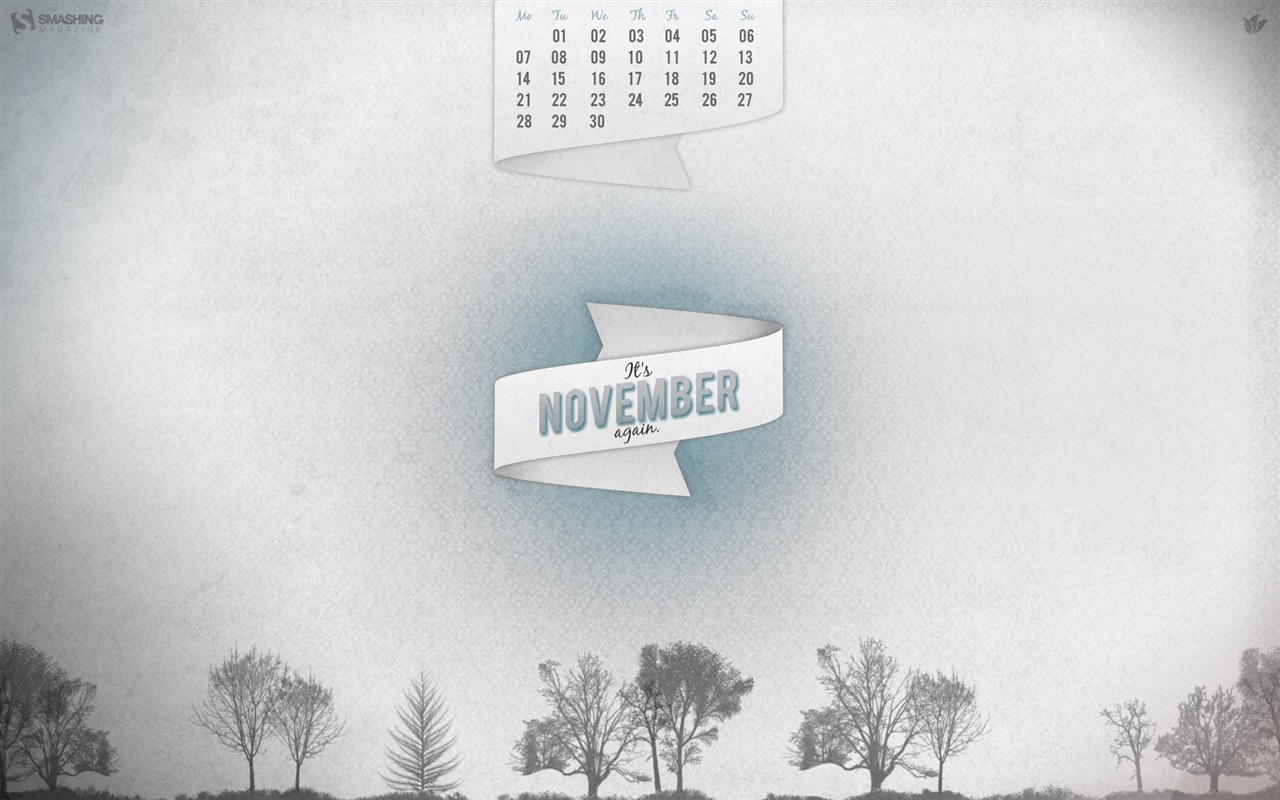 Ноябрь 2011 Календарь обои (1) #14 - 1280x800