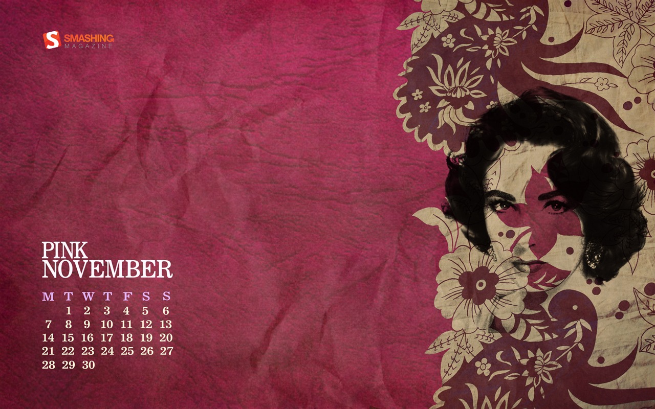 November 2011 Calendar wallpaper (2) #7 - 1280x800