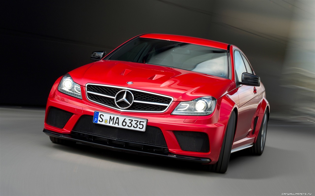 Mercedes-Benz C63 AMG Black Series Coupe - 2011 HD wallpapers #6 - 1280x800