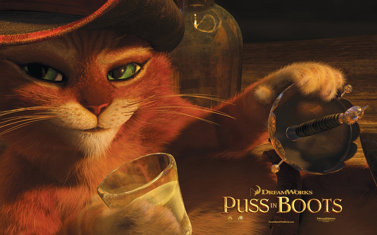 Puss in Boots HD wallpapers #4 - 1280x800
