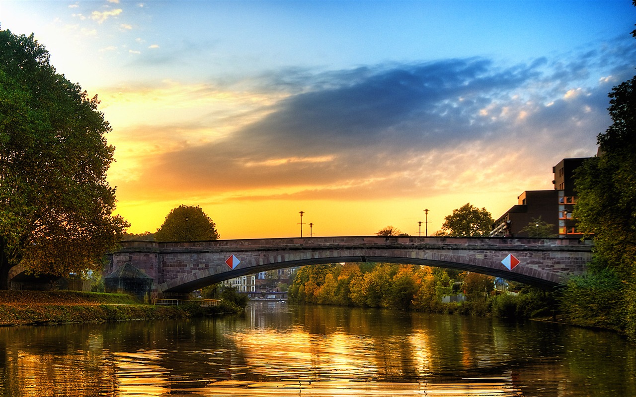 Deutschland Saarbrücken Stadtlandschaft #1 - 1280x800