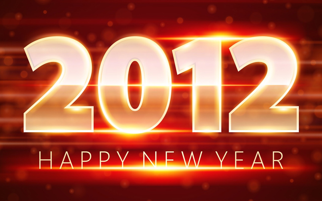 2012 fonds d'écran Nouvel An (1) #2 - 1280x800