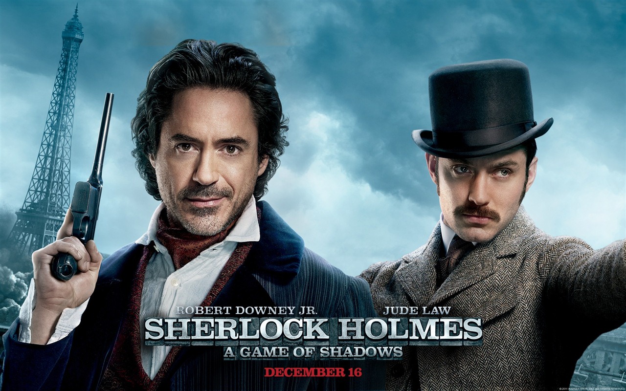 Шерлок Холмс: Игра теней обои HD #1 - 1280x800