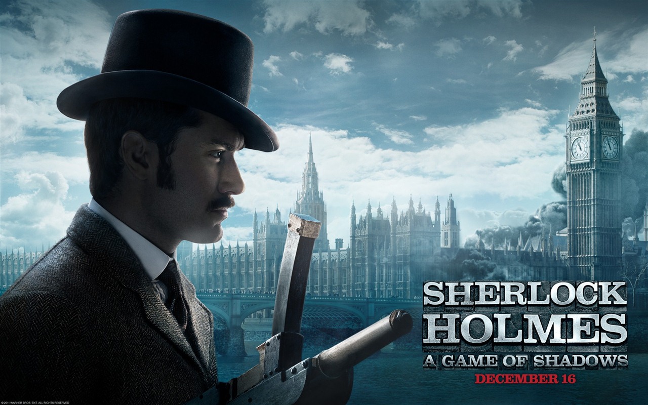 Шерлок Холмс: Игра теней обои HD #7 - 1280x800