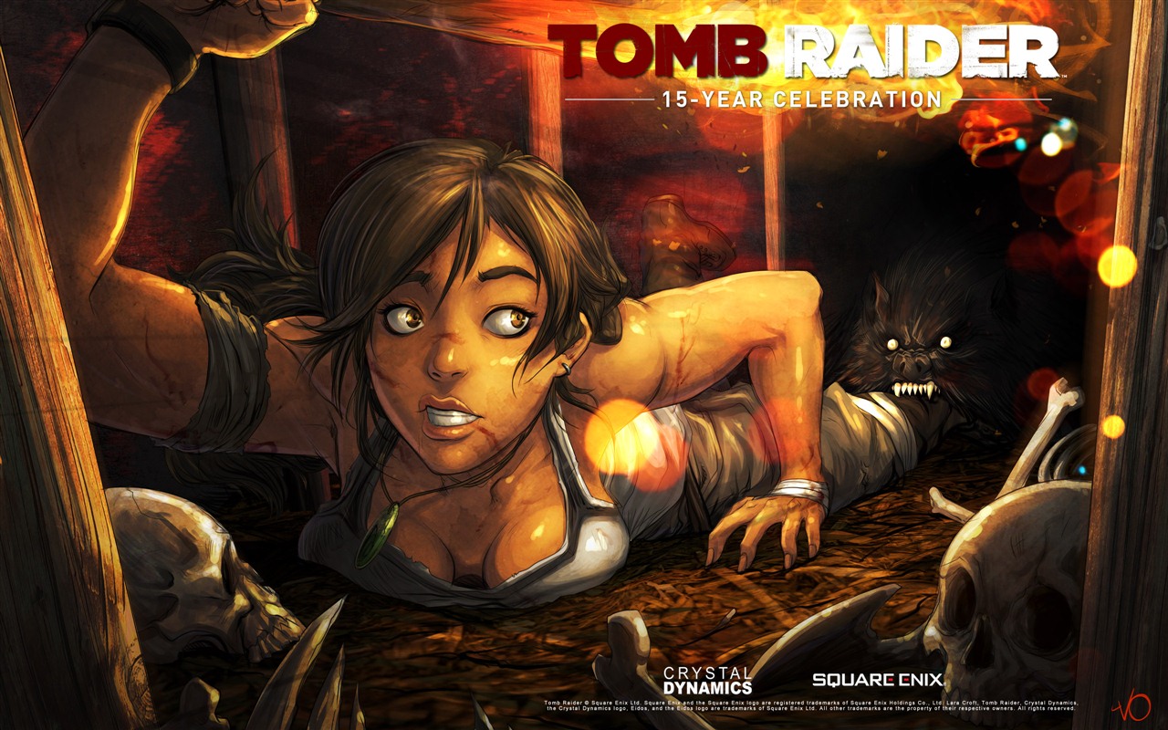Tomb Raider 15 años de celebración de fondos de pantalla HD #10 - 1280x800