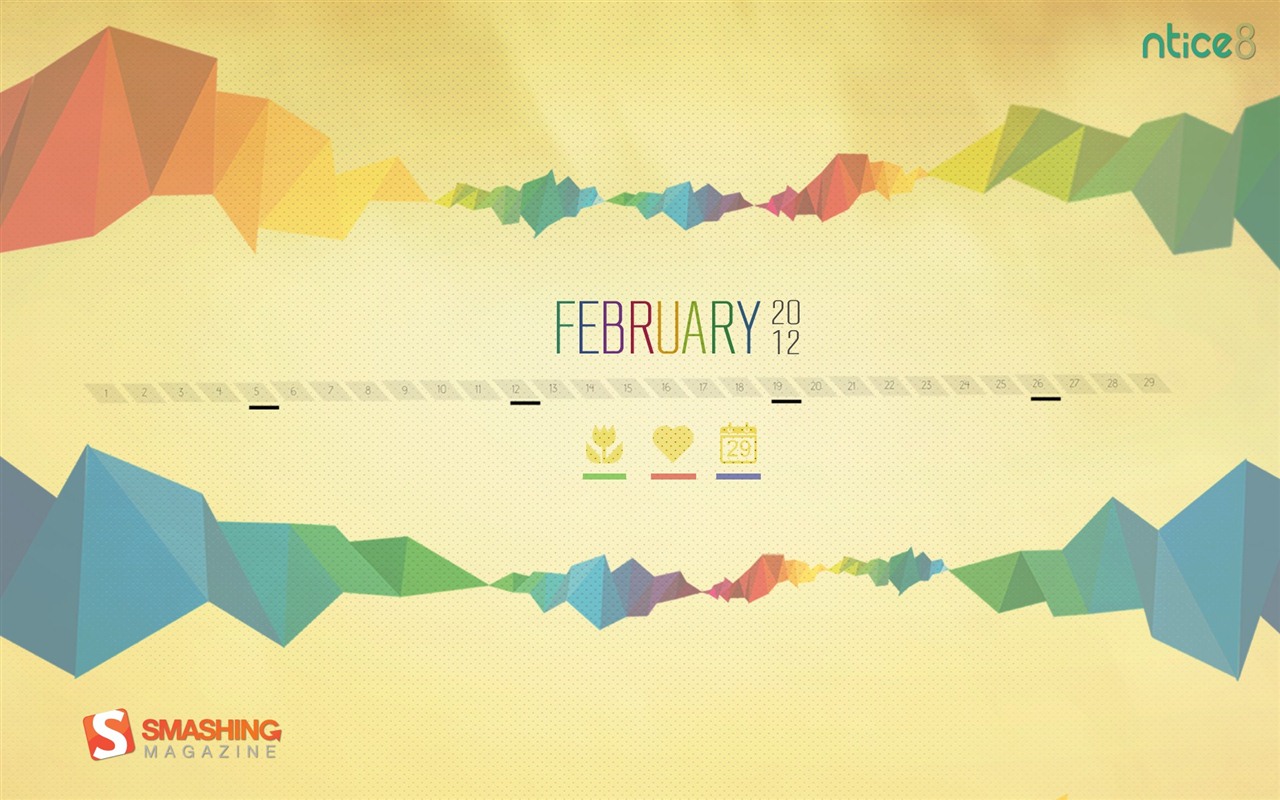 February 2012 Calendar Wallpaper (1) #11 - 1280x800