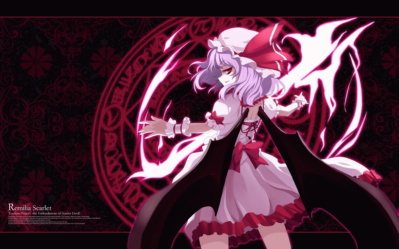 Touhou projekt karikatura HD tapety na plochu #4 - 1280x800