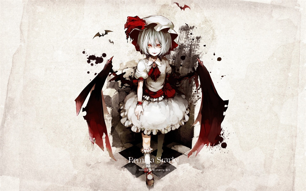 Touhou Project caricature HD wallpapers #21 - 1280x800