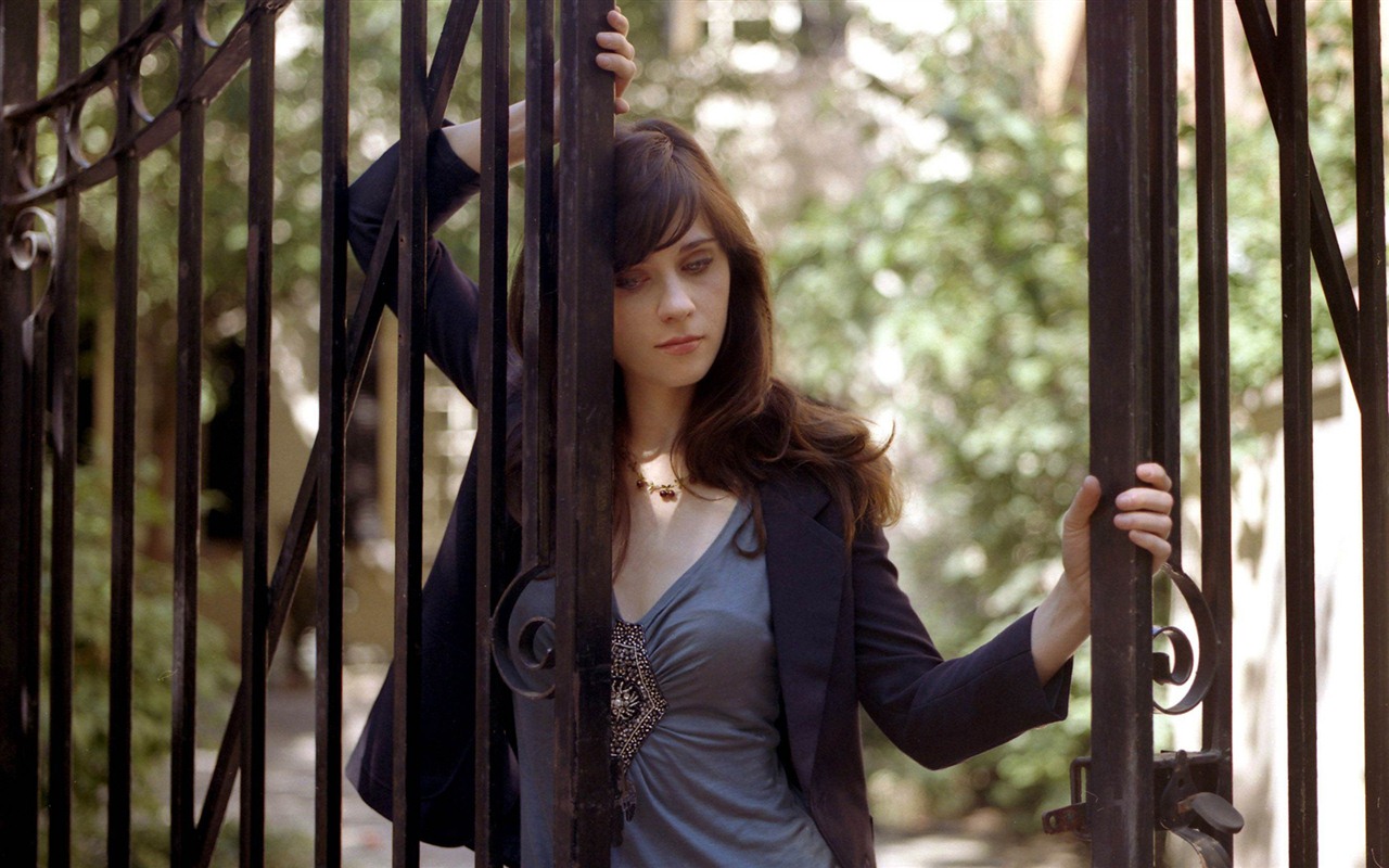 Zooey Deschanel 佐伊·丹斯切尔 美女壁纸21 - 1280x800