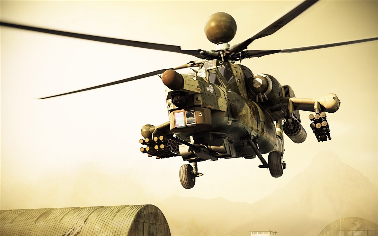 军用直升机高清壁纸3 - 1280x800