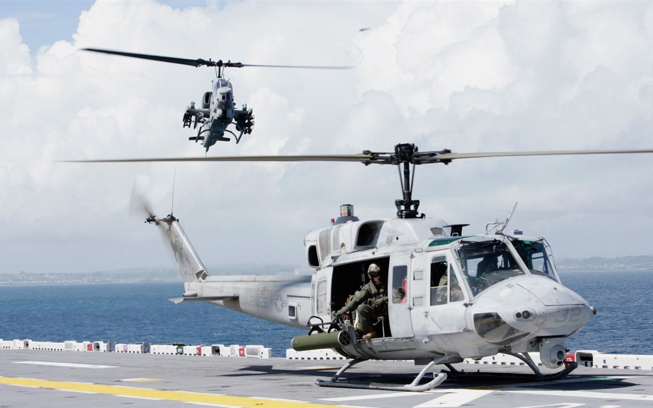 Военные вертолеты HD обои #16 - 1280x800