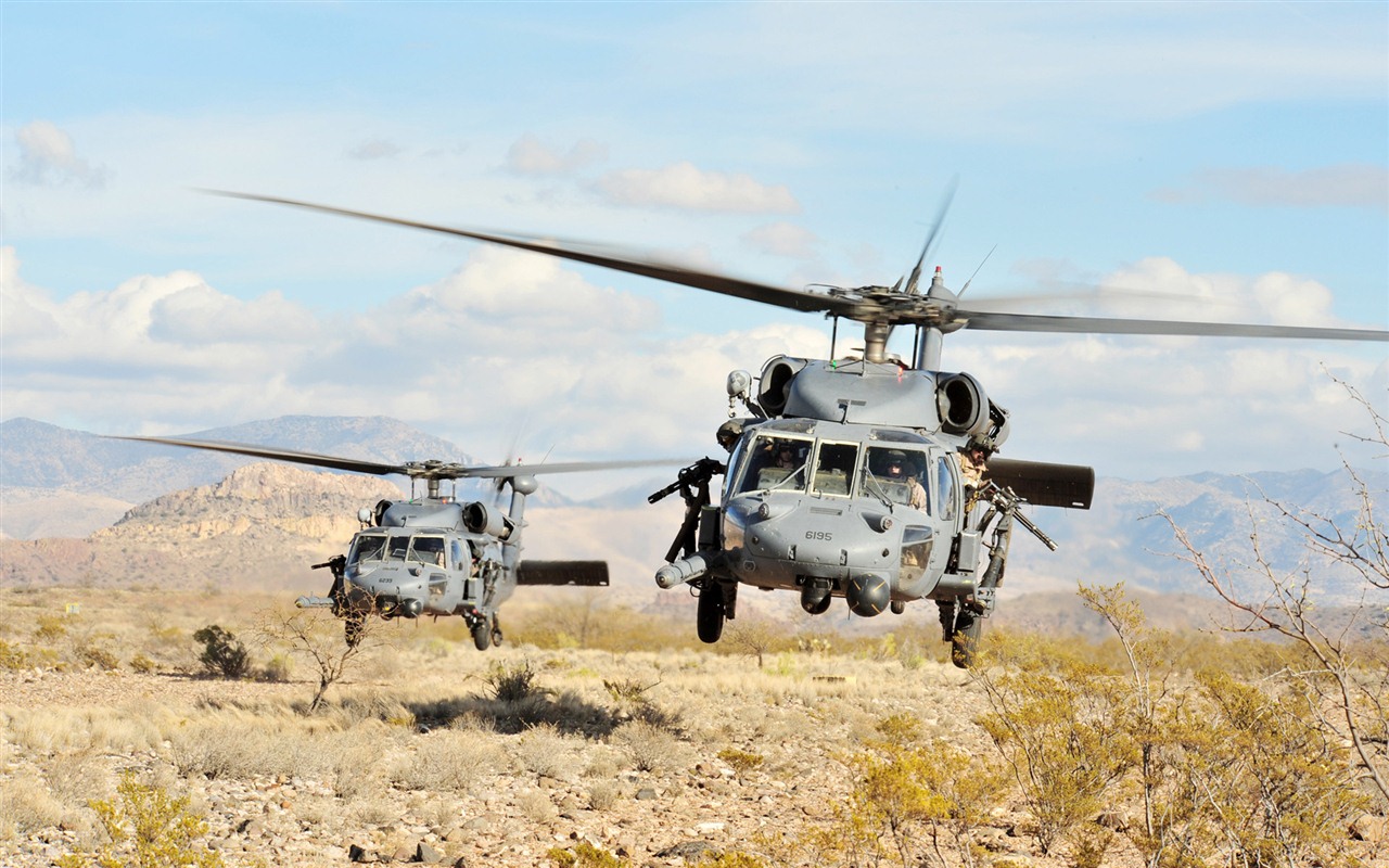 Военные вертолеты HD обои #19 - 1280x800