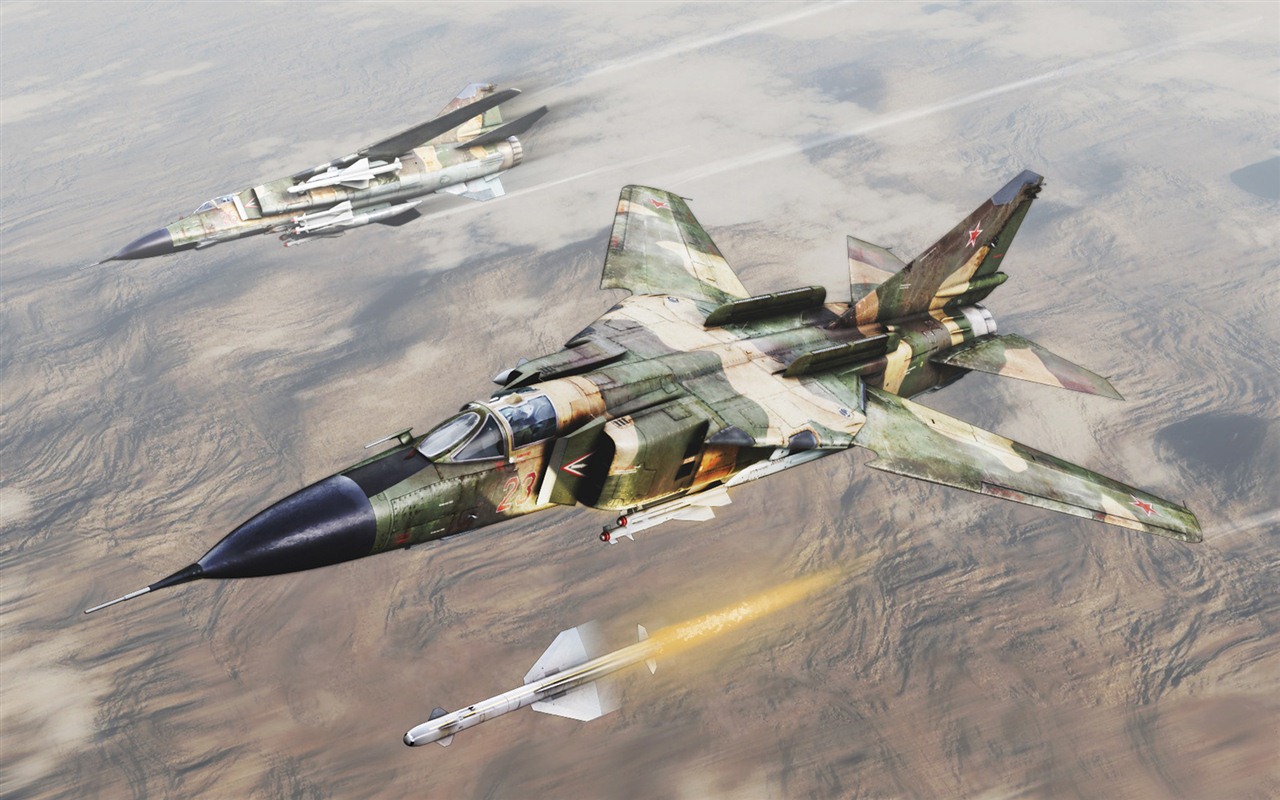 Military fighter HD-Breitbild-Wallpaper #15 - 1280x800