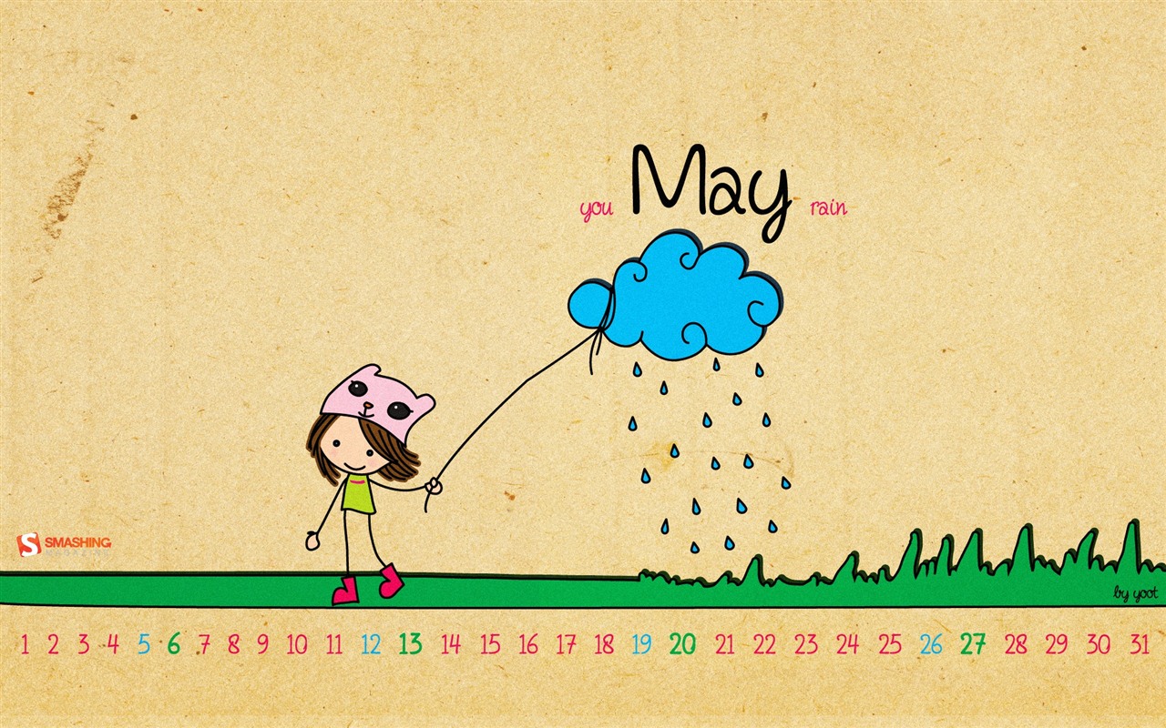 Calendario Mayo 2012 Fondos de pantalla (2) #14 - 1280x800