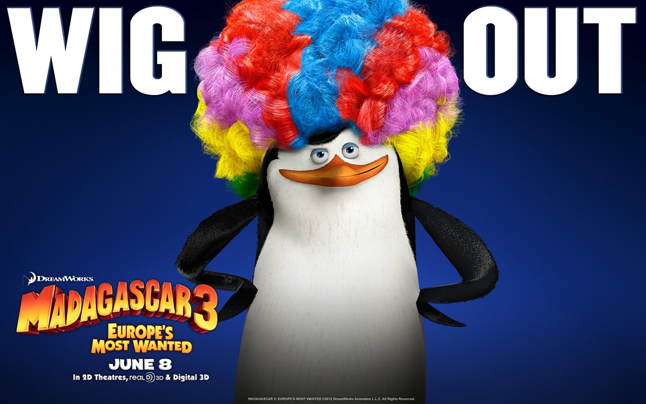Madagascar 3: Europe's Most Wanted HD wallpapers #15 - 1280x800