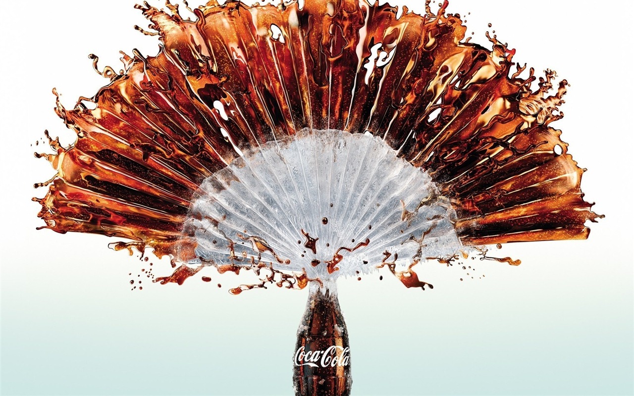 코카콜라 아름다운 광고 배경 화면 #1 - 1280x800