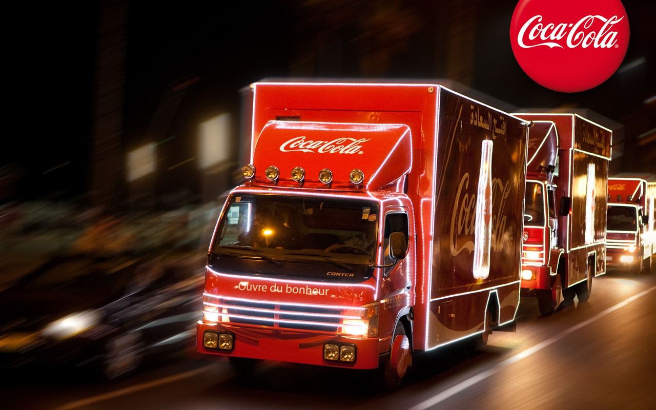 Coca-Cola красивыми обоями объявление #15 - 1280x800