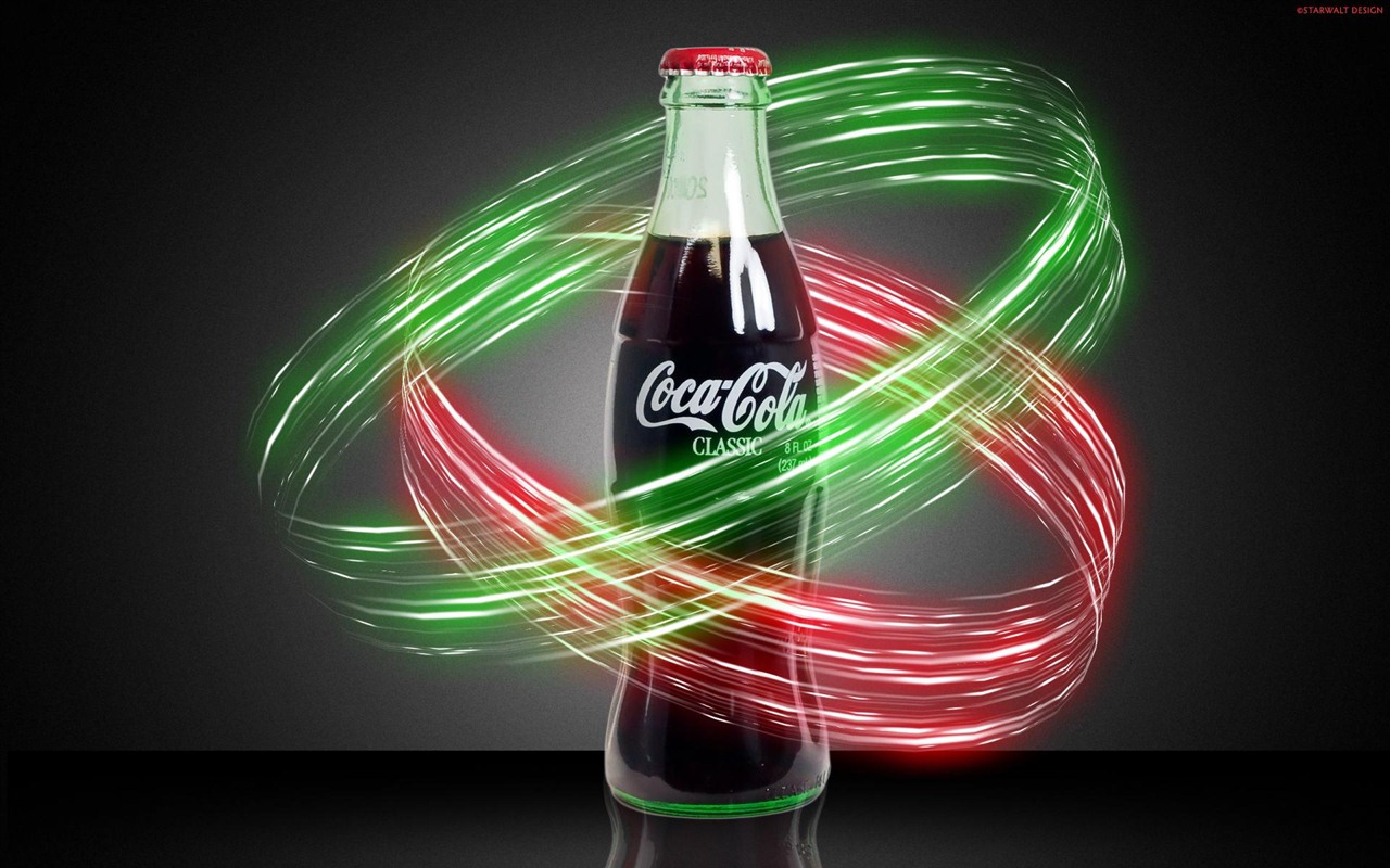 Coca-Cola schöne Ad Wallpaper #17 - 1280x800
