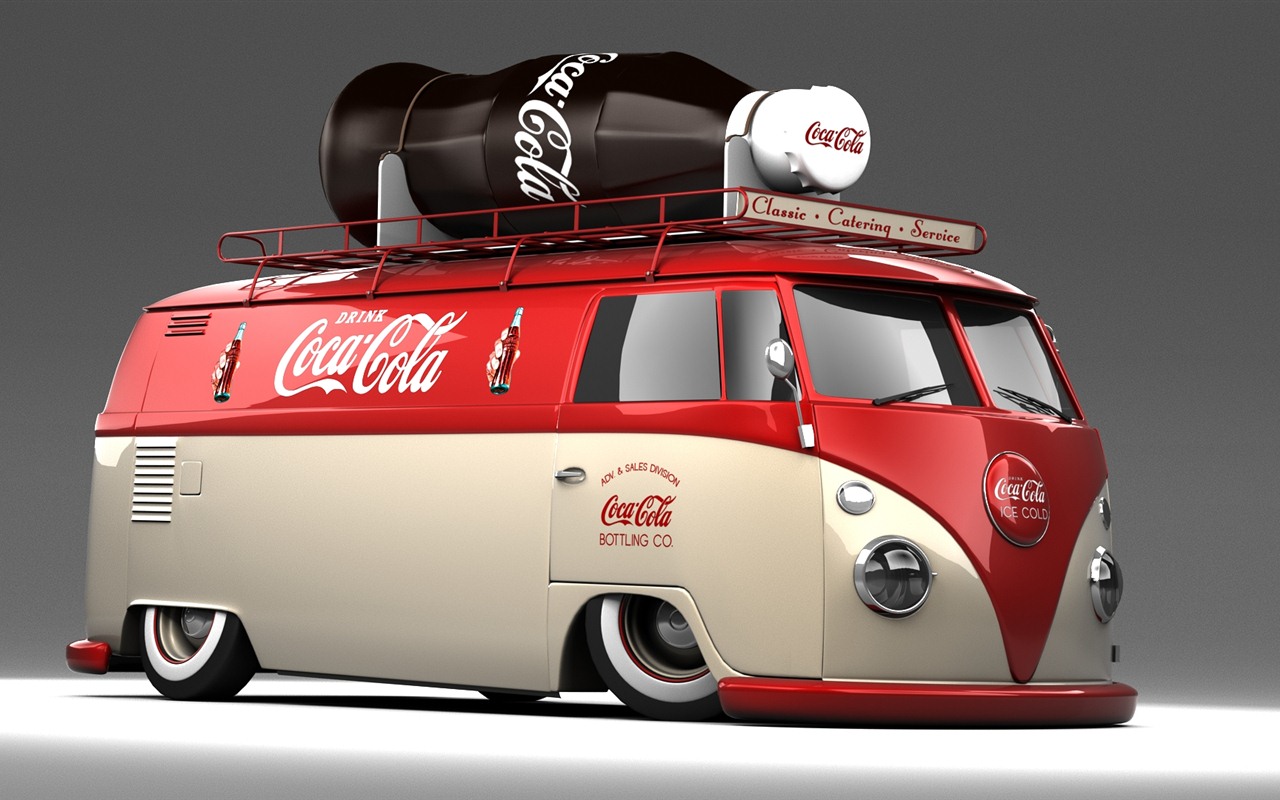 Coca-Cola schöne Ad Wallpaper #29 - 1280x800