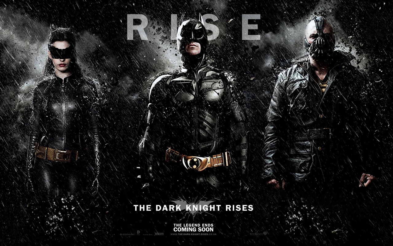 The Dark Knight восходит 2012 HD обои #1 - 1280x800