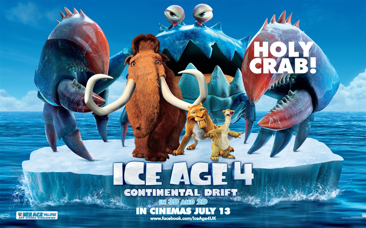 Ice Age 4: Continental Drift HD wallpapers #1 - 1280x800
