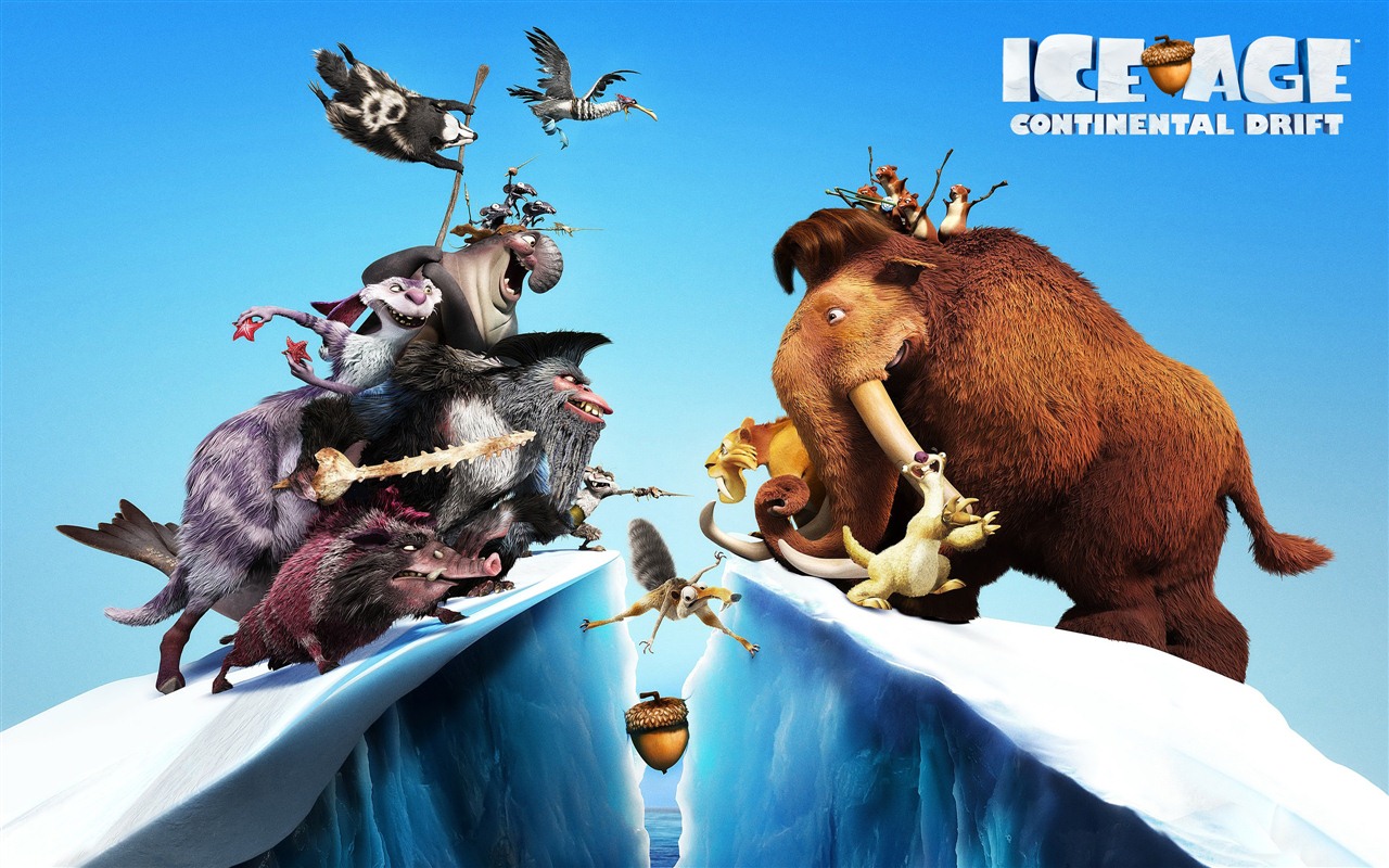 4 Age de glace: Continental Drift HD wallpapers #8 - 1280x800