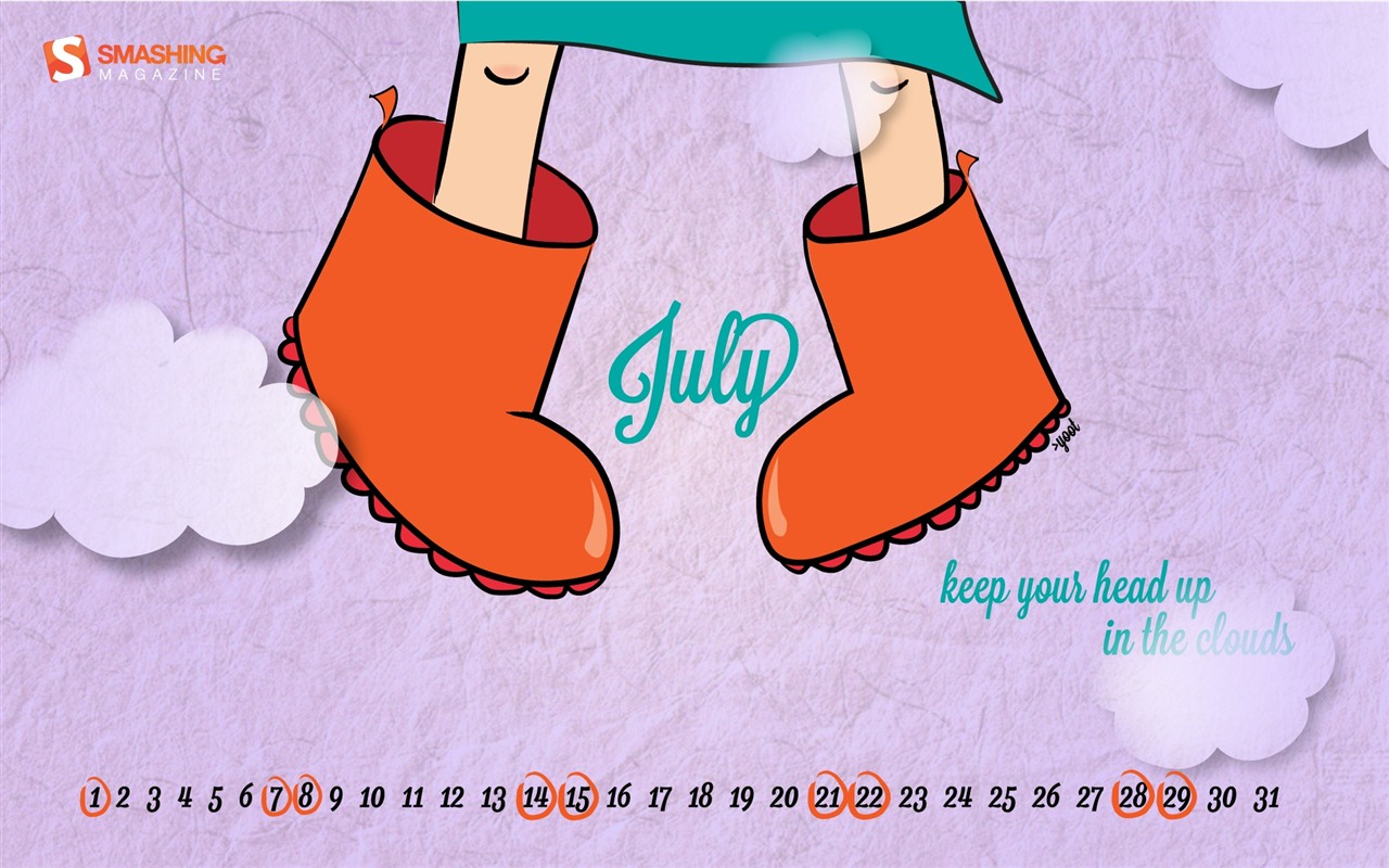De julio de 2012 del calendario Fondos de pantalla (2) #11 - 1280x800
