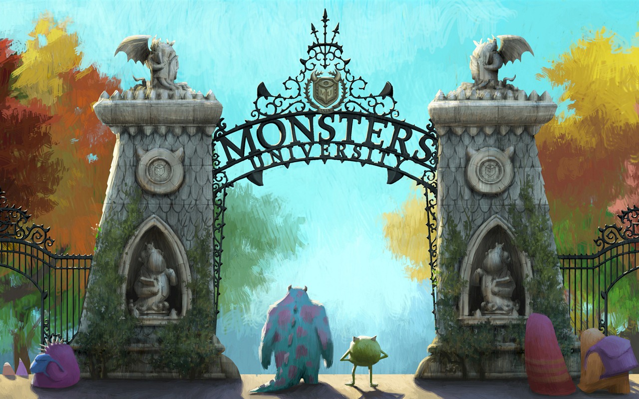 Monsters University 怪兽大学 高清壁纸1 - 1280x800