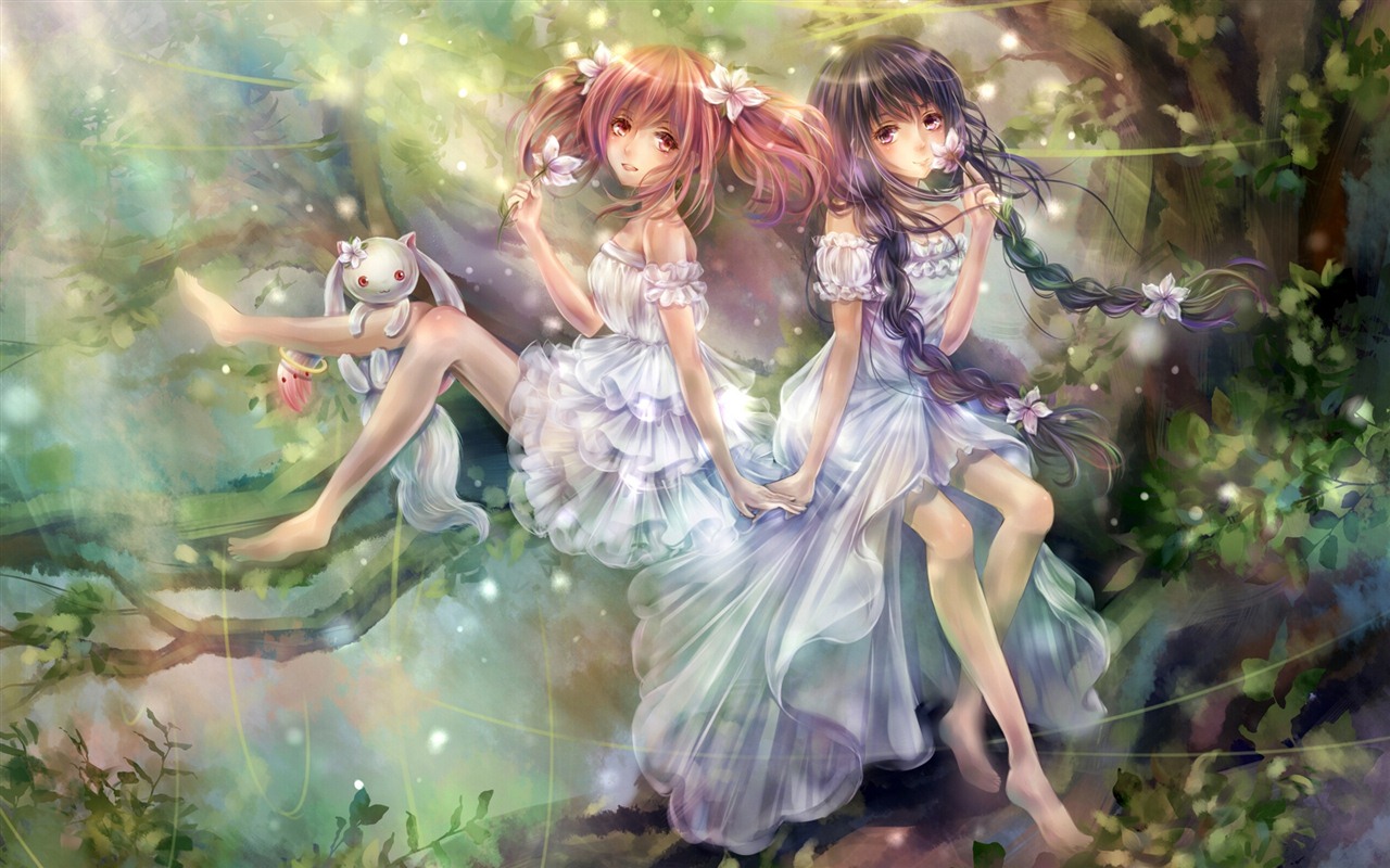 Beautiful anime girls HD Wallpapers (2) #12 - 1280x800