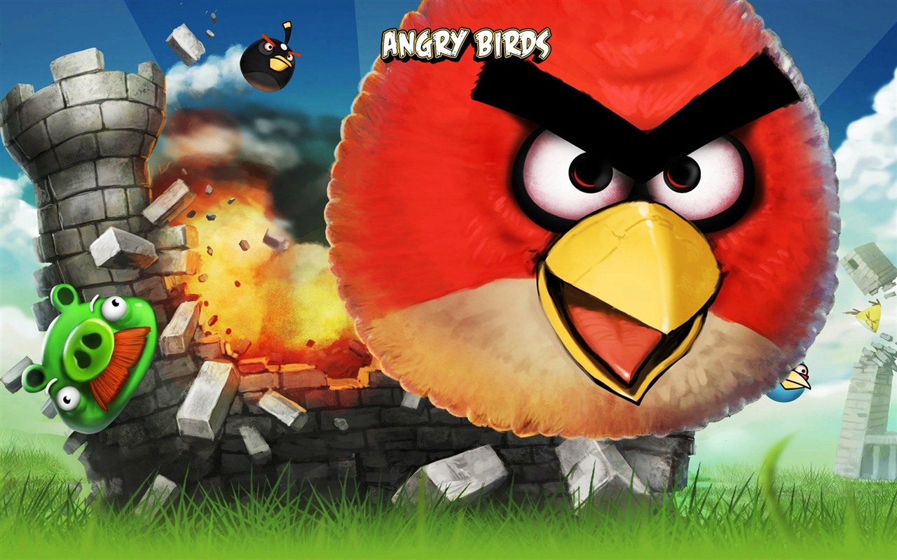 Angry Birds fonds d'écran de jeux #7 - 1280x800