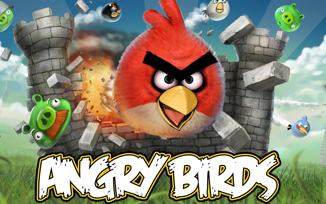 Angry Birds hra na plochu #15 - 1280x800