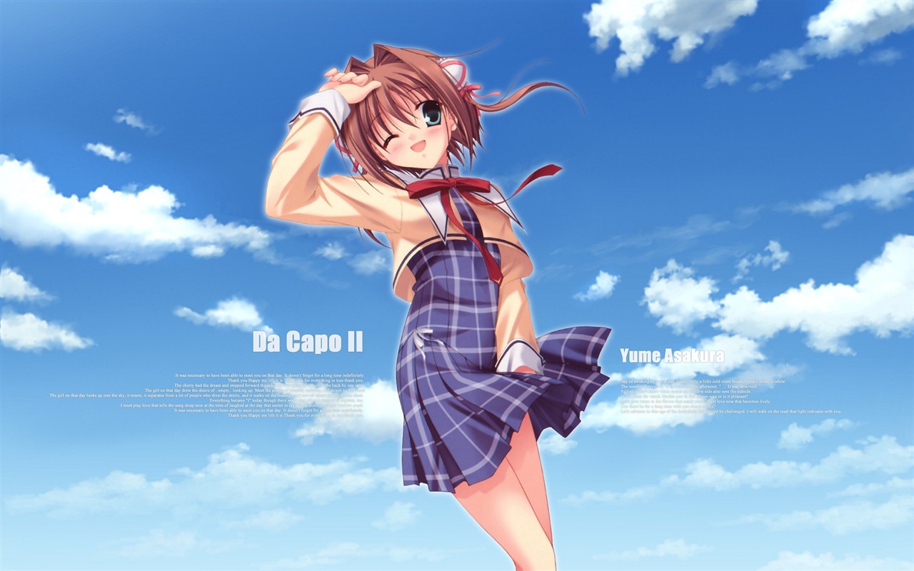 D.C. Dívčí Symphony HD anime Tapety na plochu #21 - 1280x800