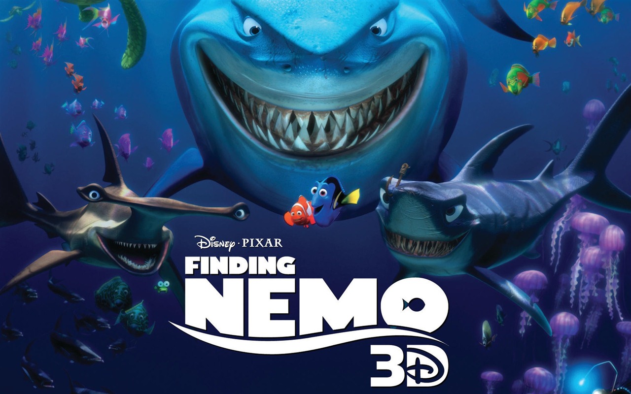 В поисках Немо 3D 2012 HD обои #1 - 1280x800