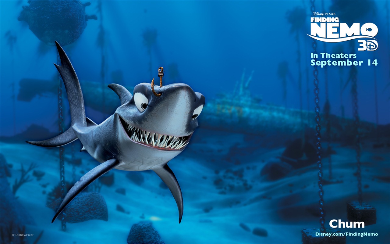 Finding Nemo 3D 海底总动员 3D 2012高清壁纸5 - 1280x800