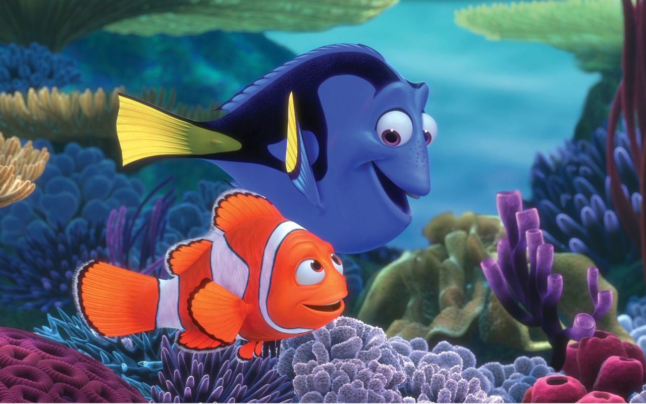 Buscando a Nemo 3D 2012 HD fondos de pantalla #10 - 1280x800
