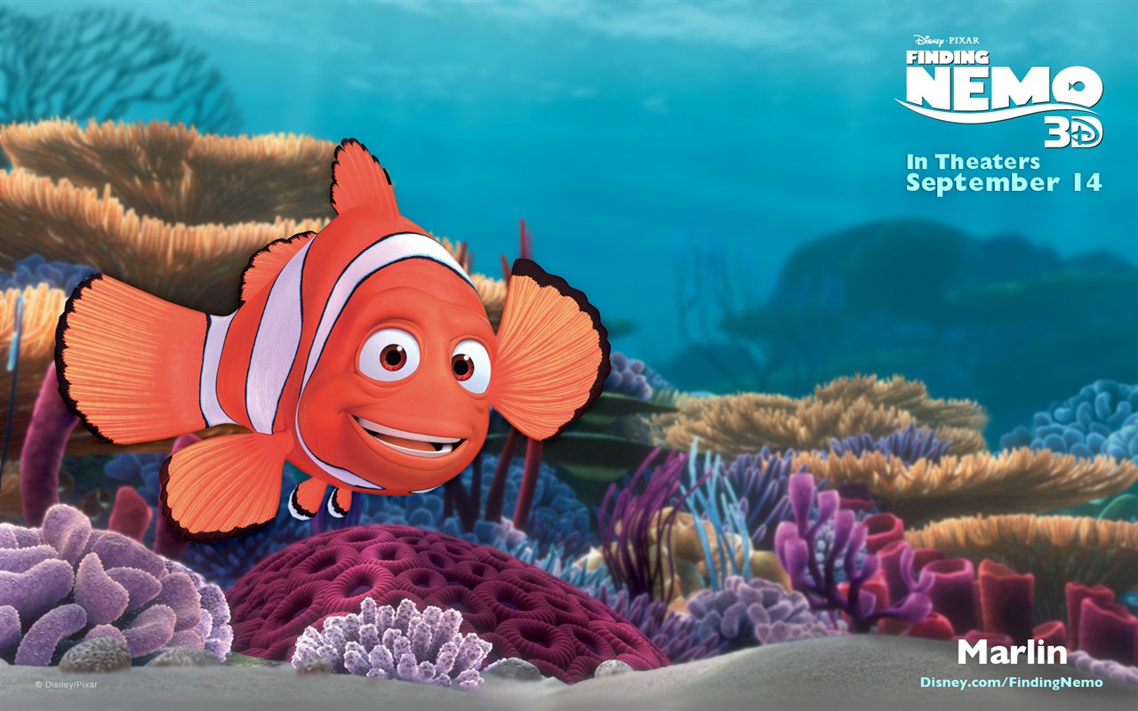 Finding Nemo 3D 海底总动员 3D 2012高清壁纸18 - 1280x800