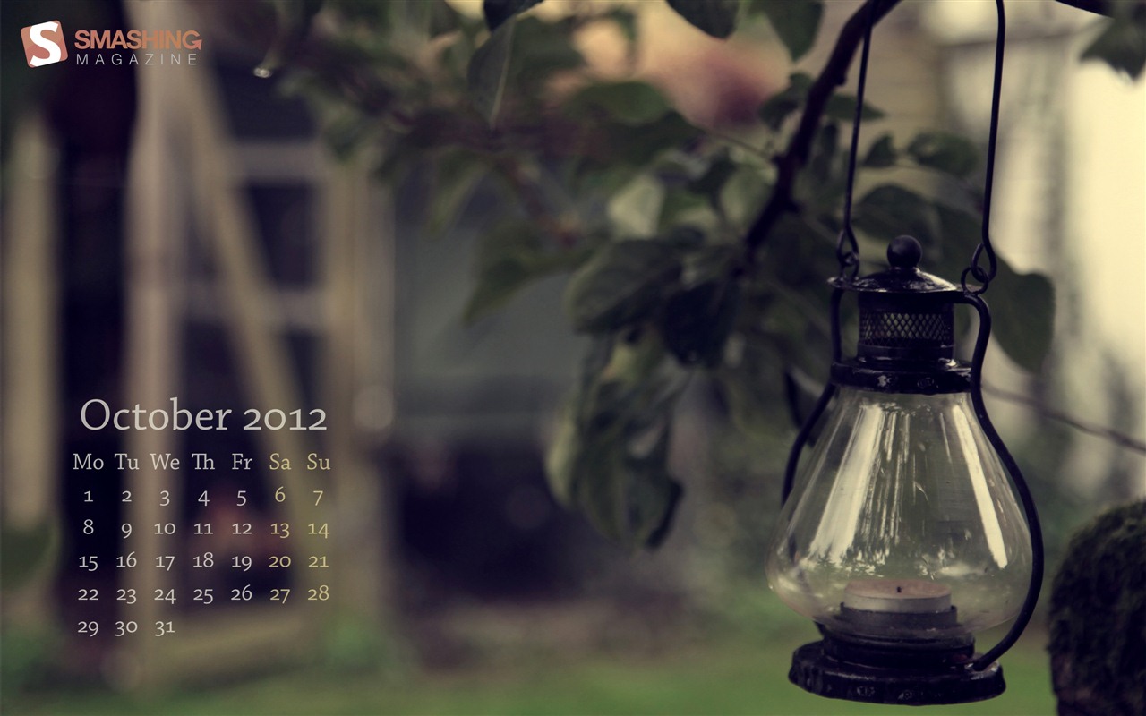 10 2012 Calendar fondo de pantalla (2) #6 - 1280x800