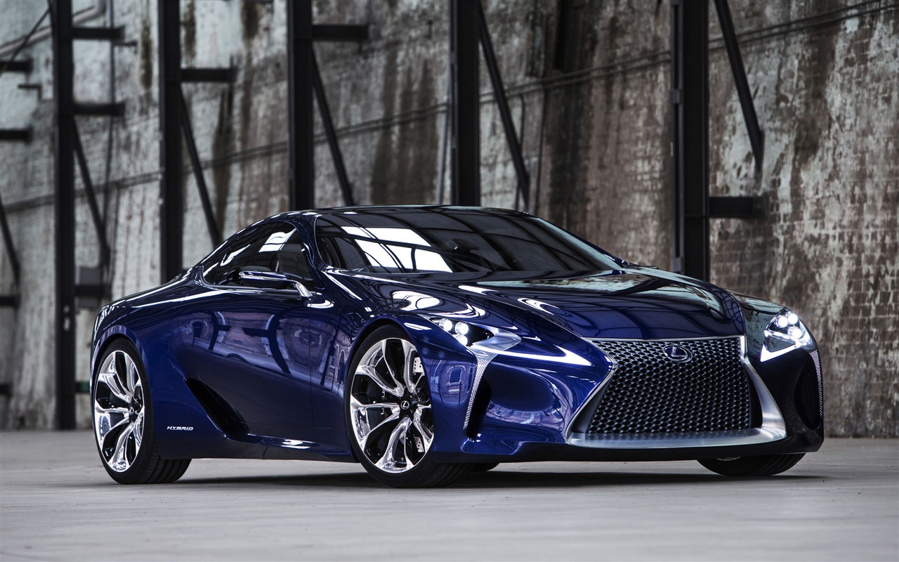 2012 Lexus LF-LC синий концепцию HD обои #4 - 1280x800
