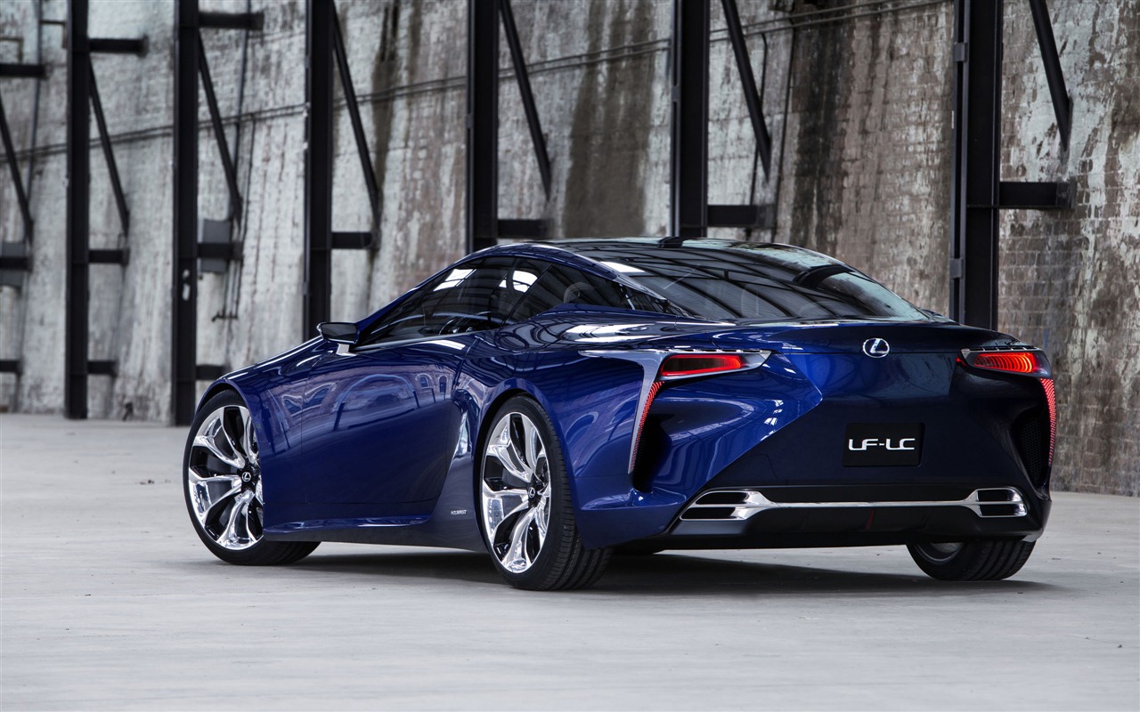 2012 Lexus LF-LC синий концепцию HD обои #5 - 1280x800