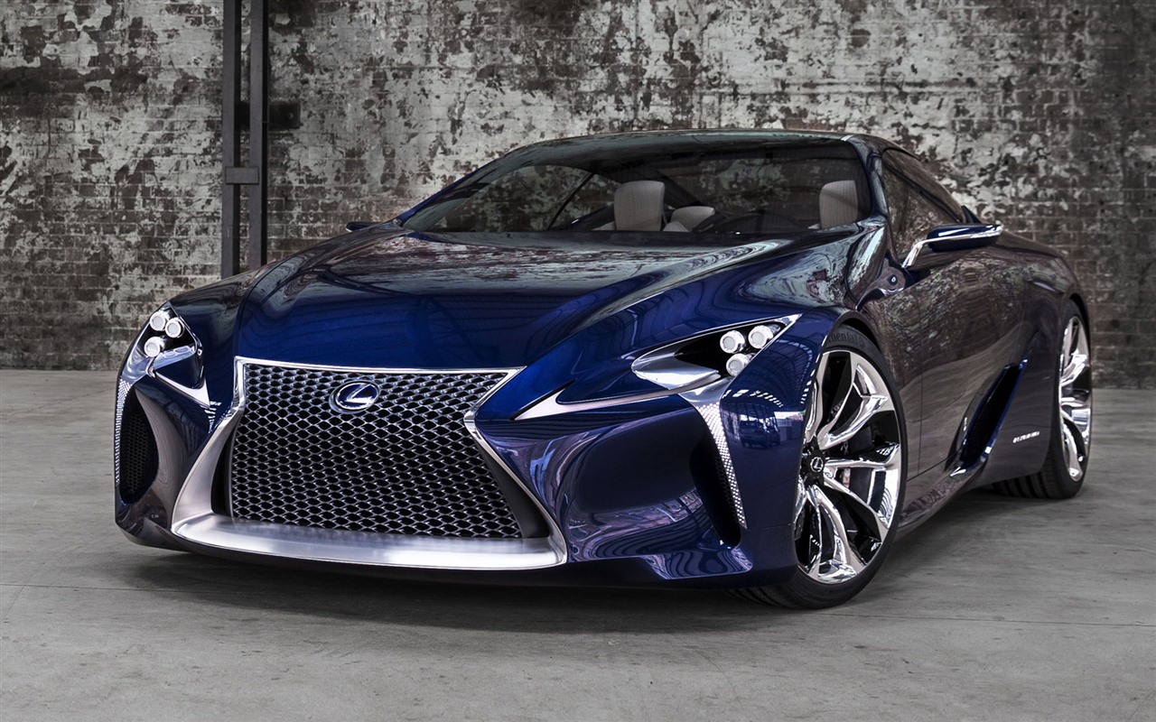 2012 Lexus LF-LC Blue concept 雷克薩斯 藍色概念車 高清壁紙 #6 - 1280x800