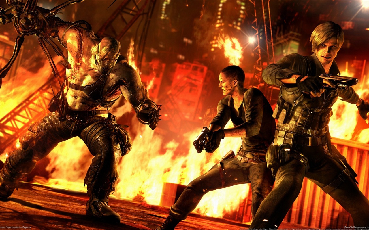 Resident Evil 6 обои HD игры #15 - 1280x800