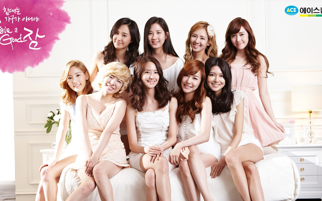 Girls Generation ACE and LG endorsements ads HD wallpapers #1 - 1280x800